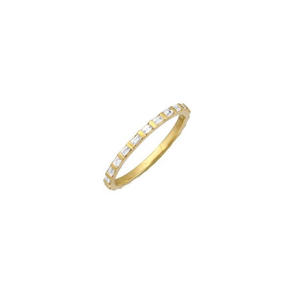 Baguette Eternity Pinky Ring
