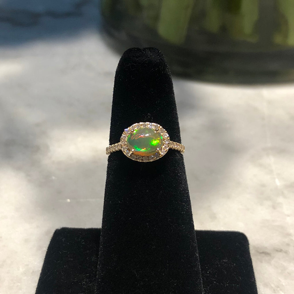 Fire Opal Ring