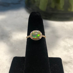 Fire Opal Ring