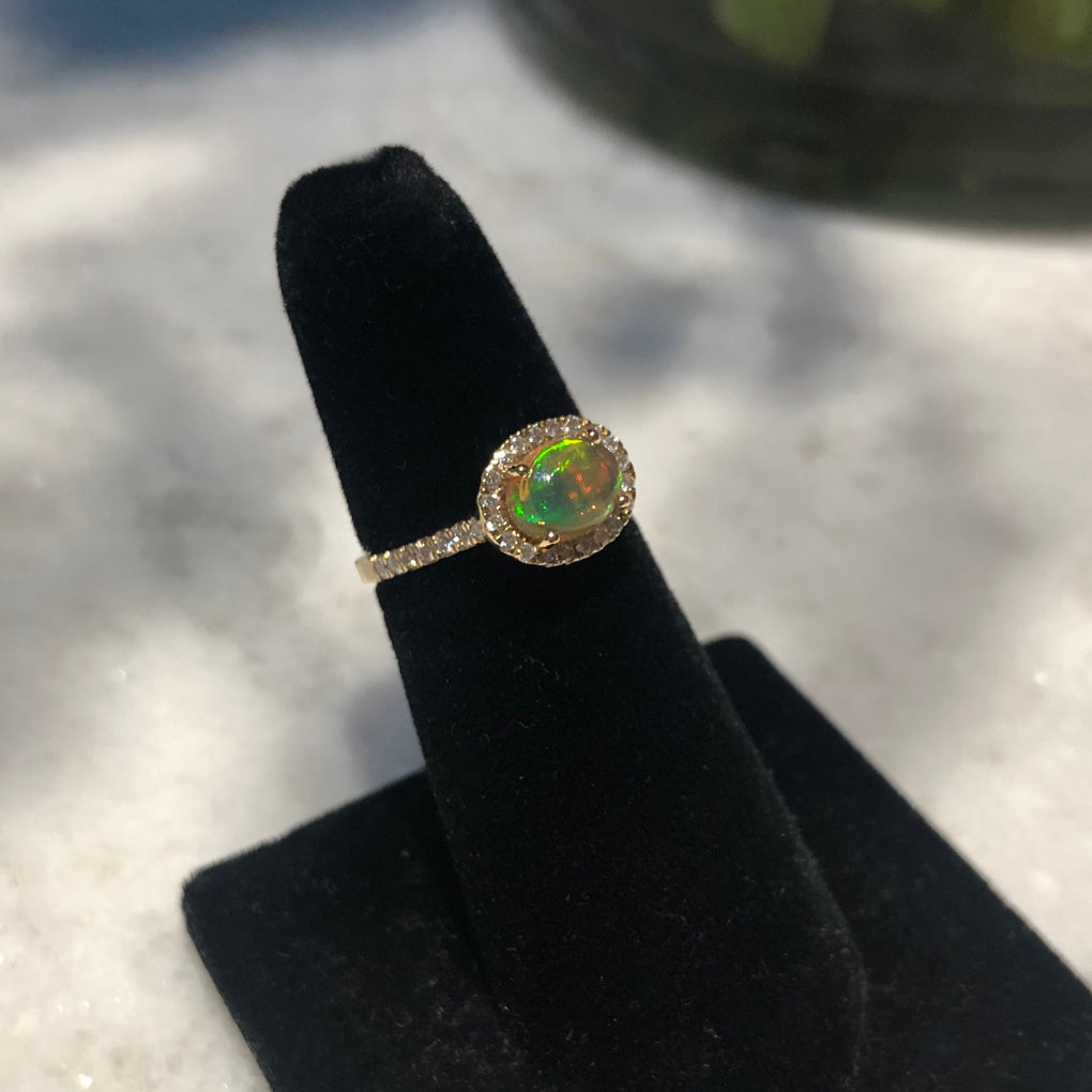 Fire Opal Ring