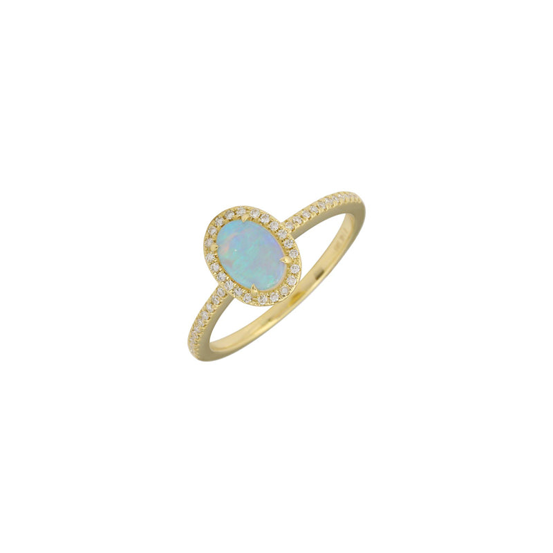 Oval Opal Ring