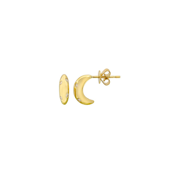 Single Crater Earring