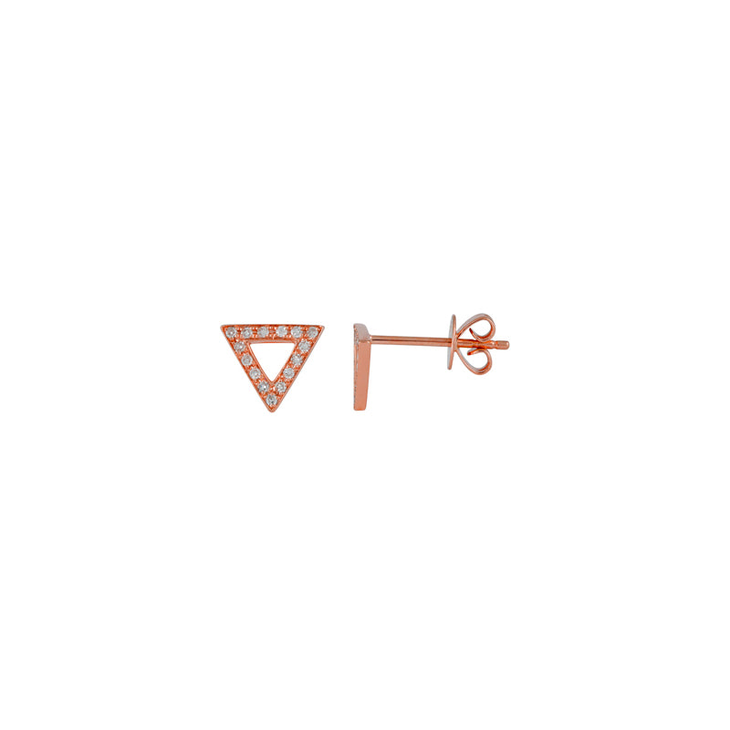Open Triangle Earrings