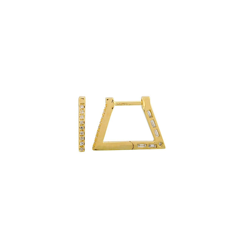 Single Pyramid Earring