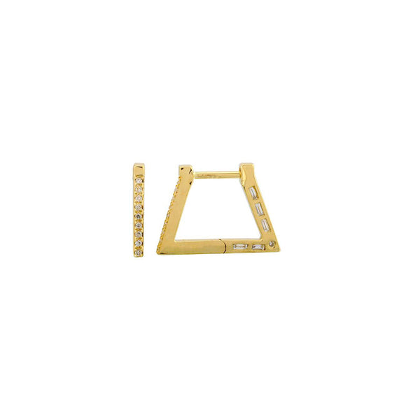 Single Pyramid Earring