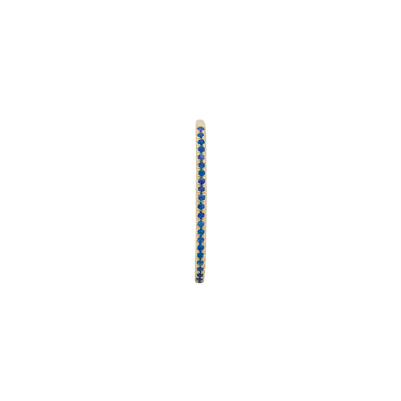 Blue Line Single Earring