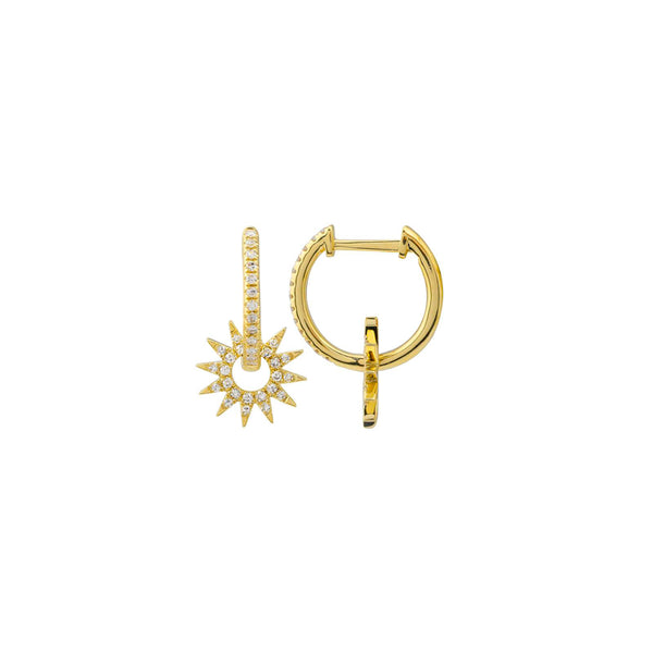 Single Sol Huggie Earring