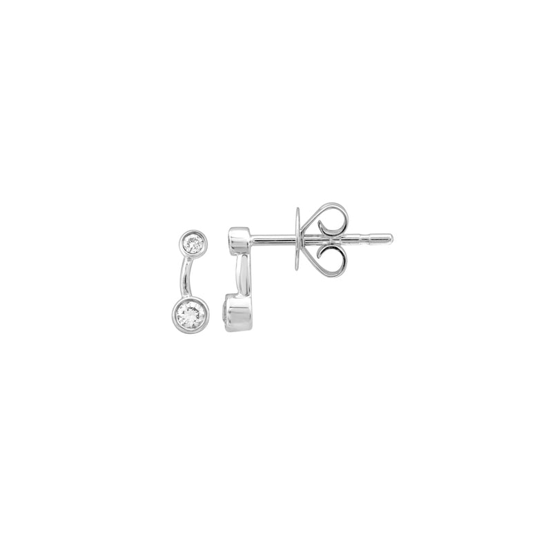 Tiny Curve Earrings