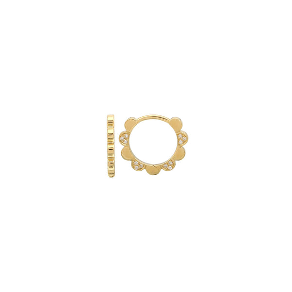 Single Triada Huggie Earring