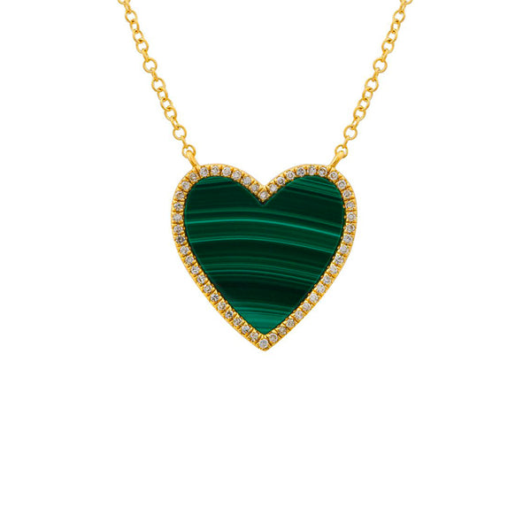 Green Heart Necklace