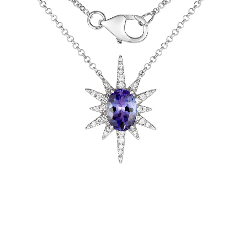 Purple Star Necklace