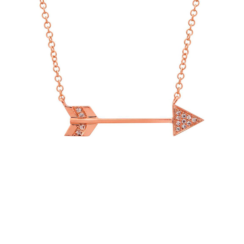 Rose Arrow Necklace
