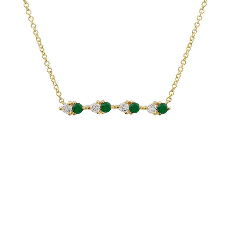 White & Green Necklace