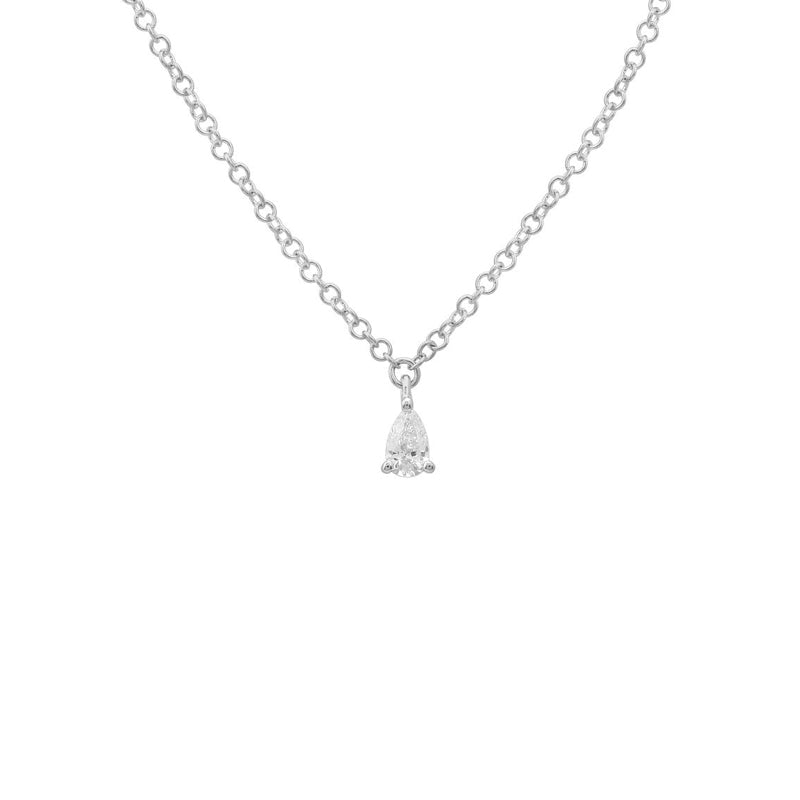 White Drop Necklace