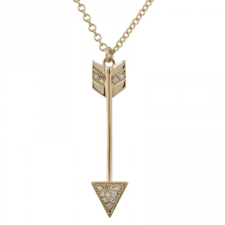 Collar Arrow con diamantes