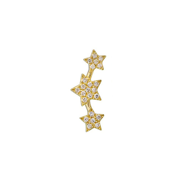 Three Stars Piercing Stud