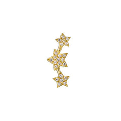 Three Stars Piercing Stud