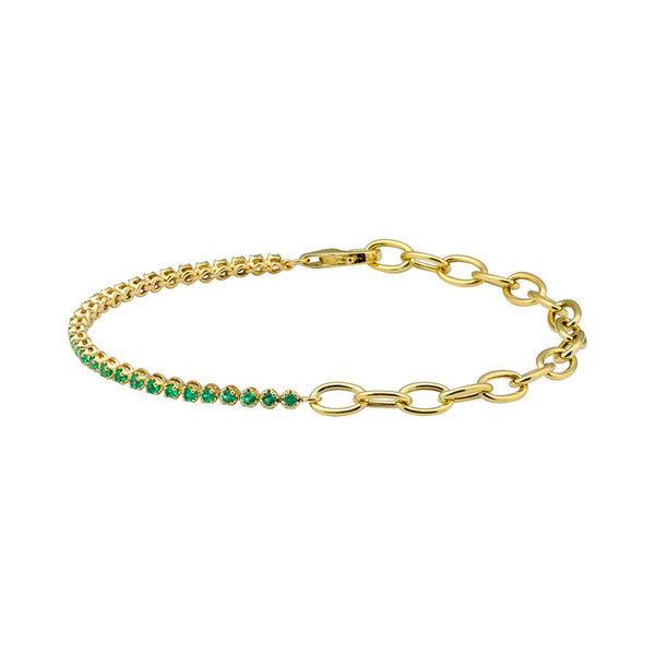 Half Green Bracelet