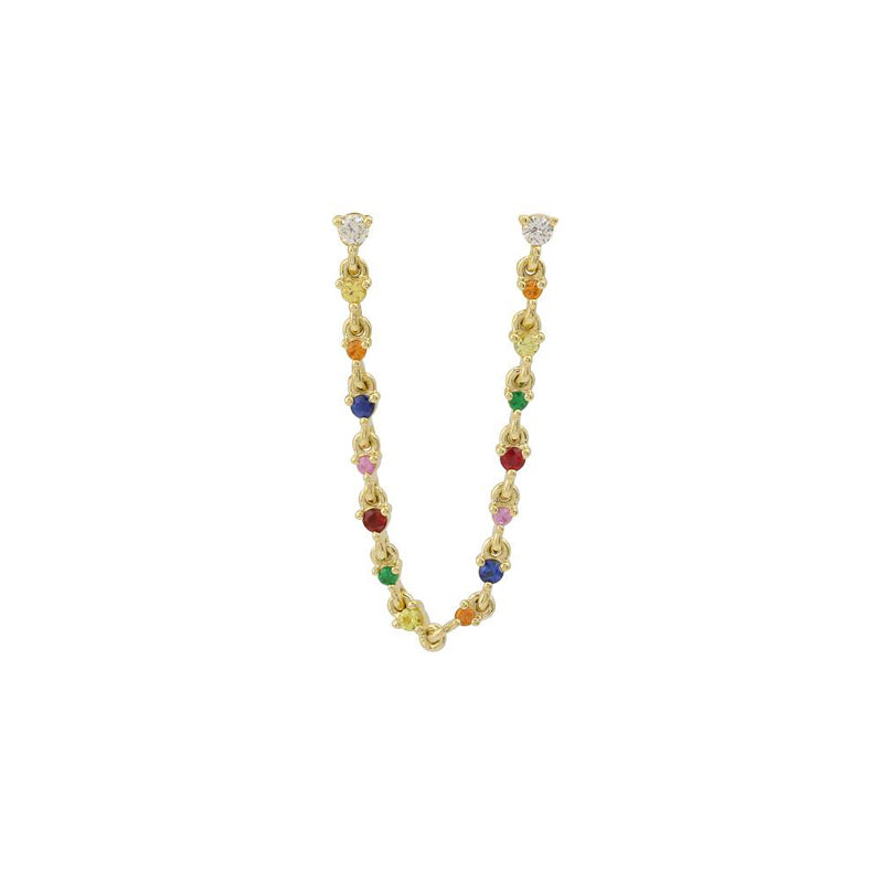 Single Rainbow Earring